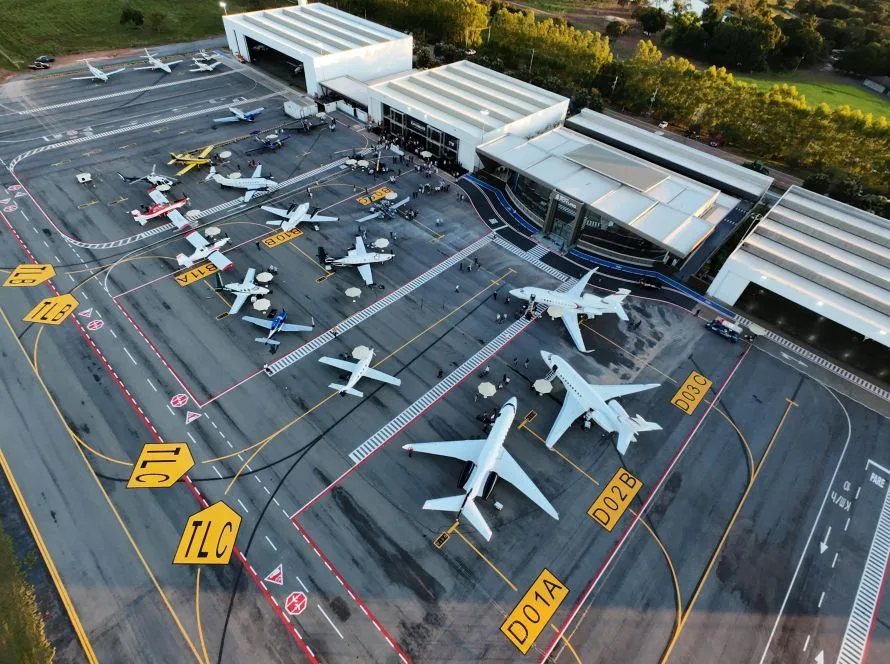 Inauguração do Terminal de Aviação Executiva Luzia Maggi Scheffer coloca Mato Grosso definitivamente no mapa do setor