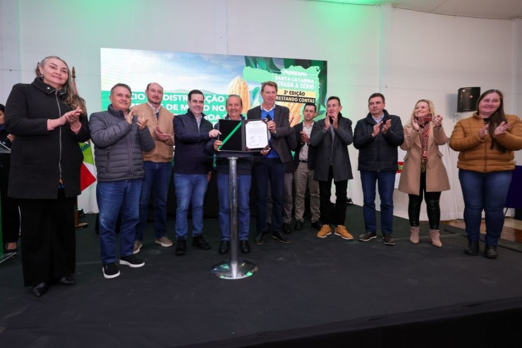 Santa Catarina lança o Projeto Sementes de Milho 2025 com aumento de 27,5% no valor aplicado