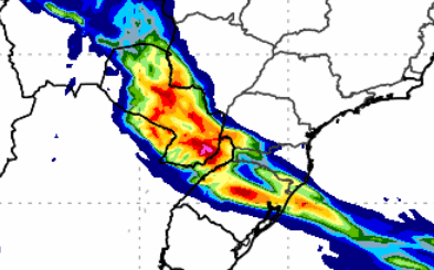 Áreas de Mato Grosso Sul, Paraná e Rio Grande do Sul têm alerta para tempestade
