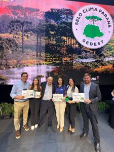 GTF recebe Selo Clima Paraná pelo 4º ano e reforça agenda ambiental