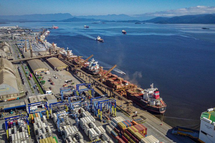 China recebe primeira carga brasileira de insumo para ração feito de milho