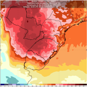 Outono começa com temperaturas elevadas no Mato Grosso do Sul e sul do Brasil