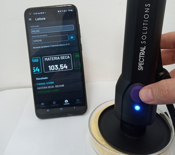 Tecnologia com infravermelho agiliza análise de milho e sorgo na produção agrícola