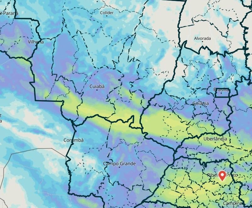 Chuva fora de época avança sobre o Centro-Oeste e leva alívio para Mato Grosso e Goiás
