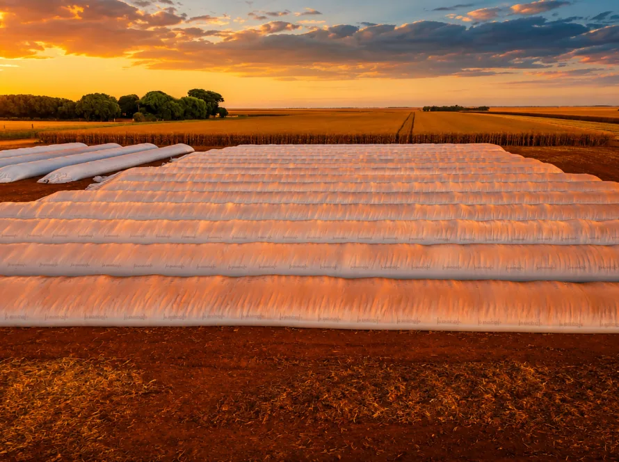 Déficit de armazenagem em Mato Grosso impulsiona uso de silo bolsa para estocar milho nas propriedades