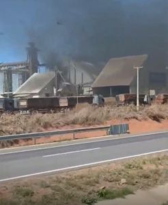 Armazém da Bunge em Sorriso/MT é atingido por incêndio de grandes proporções