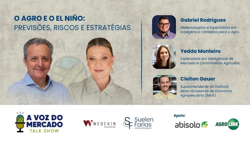 A Voz do Mercado debate riscos do El Niño para a safra 2026/27